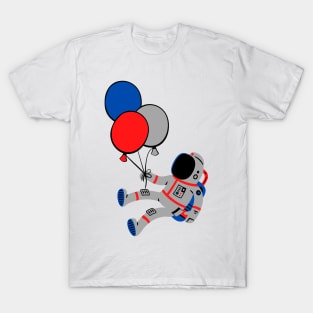 Astronaut With Balloons T-Shirt